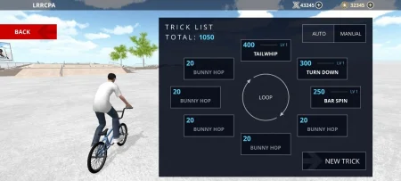 BMX Space - Settings