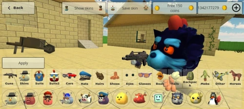 Skins for chicken