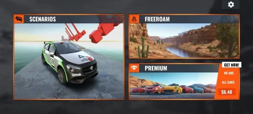 DriveCSX - Main Menu