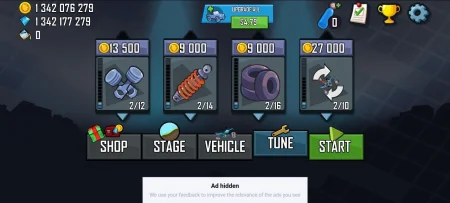 Hill Climb Racing - Upgrades & Unlimited Money