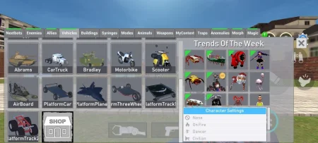 Nextbots In Playground - Unlocked cars