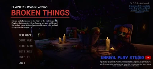 Poppy Playtime Chapter 5 - Main Menu