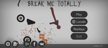 Stickman Dismounting - Main Menu