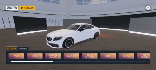 StreetPro - Interior of Mercedes