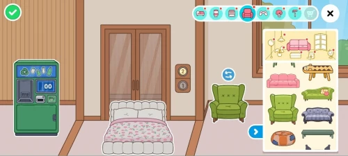Toca Boca World - Unlocked furniture